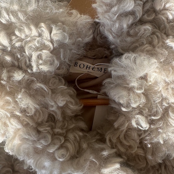 NWT Boheme Goods The Faux Fur Coat, Milk - Picture 7 of 9